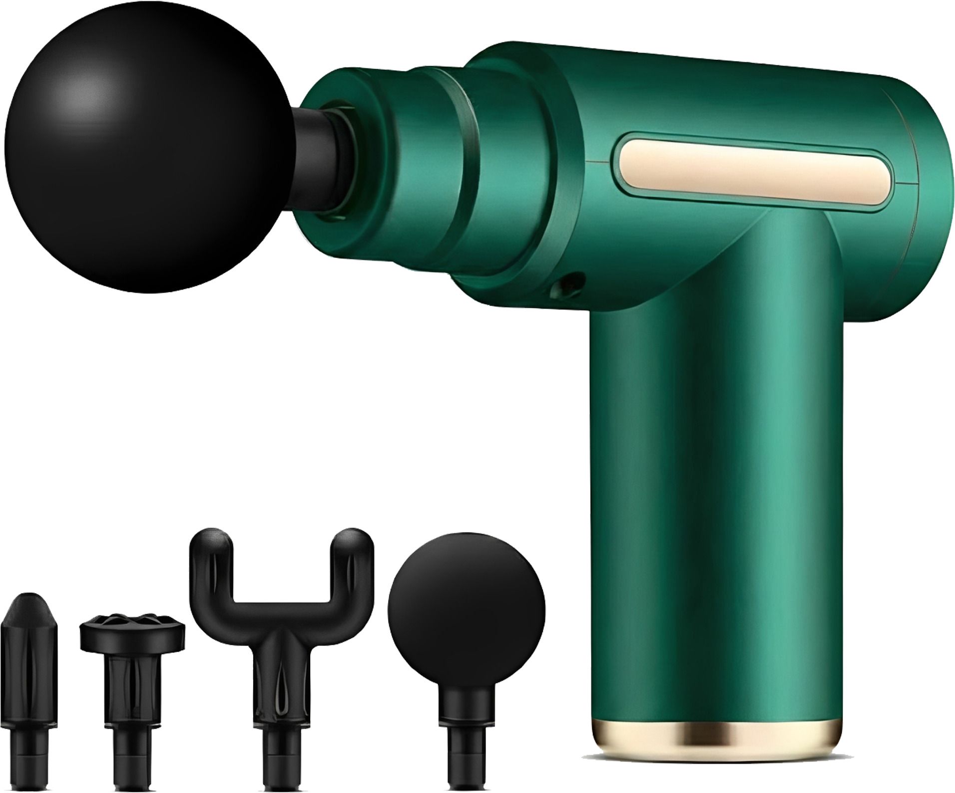 dozy Deep Tissue Massage Gun 6-Speed with 4 Massage Heads (Green)-picture-10