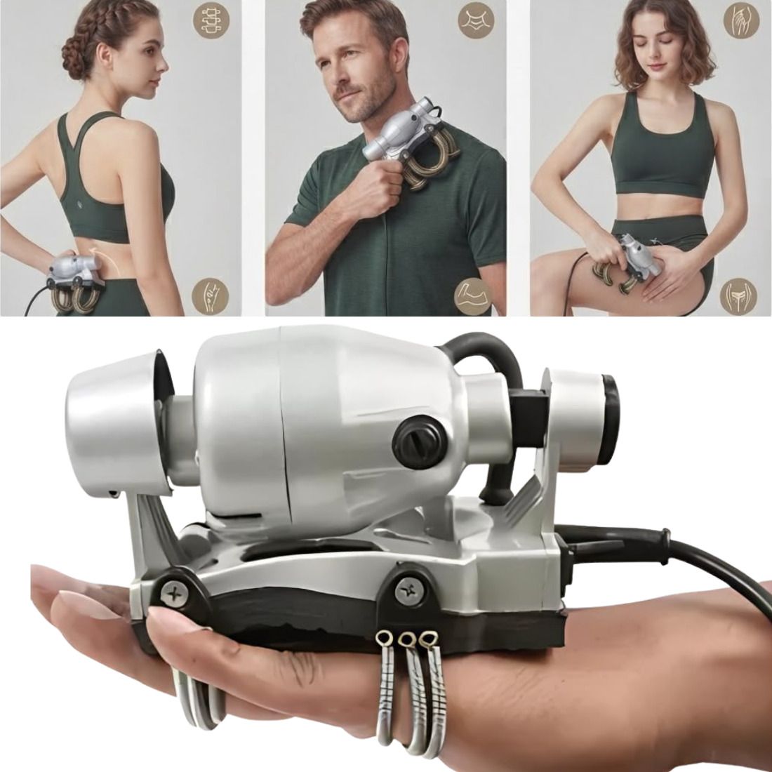 vkg venus Electric Floating Action Massager with Double Speed Motor-picture-14