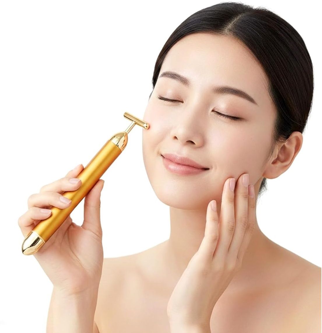 24K Gold Facial Massager for Face Lifting, Wrinkle Reduction & Skin Firming-image-35
