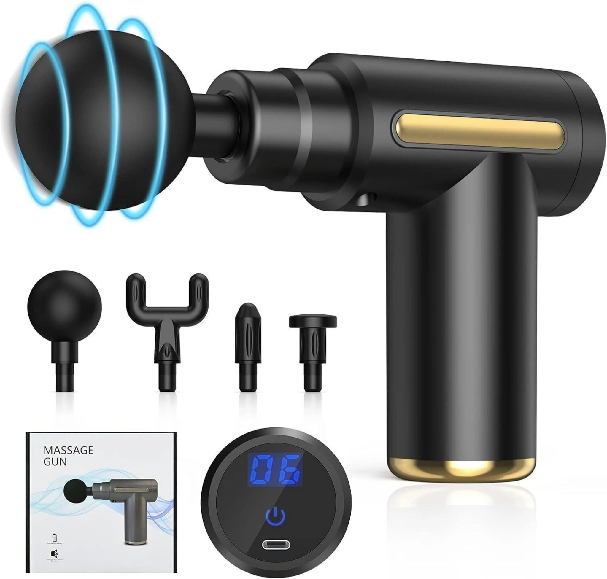Deep Tissue Massage Gun High Torque Percussion Therapy for Muscle Recovery H95-image-27