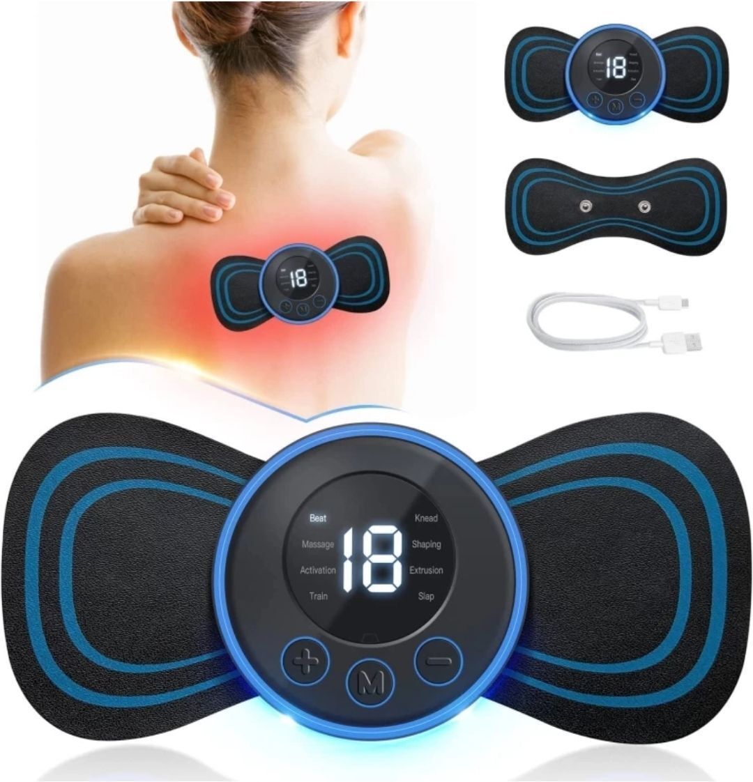 orvix EMS Butterfly Massager|Rechargeable Mini Body & Neck Pain Relief Machine-picture-26