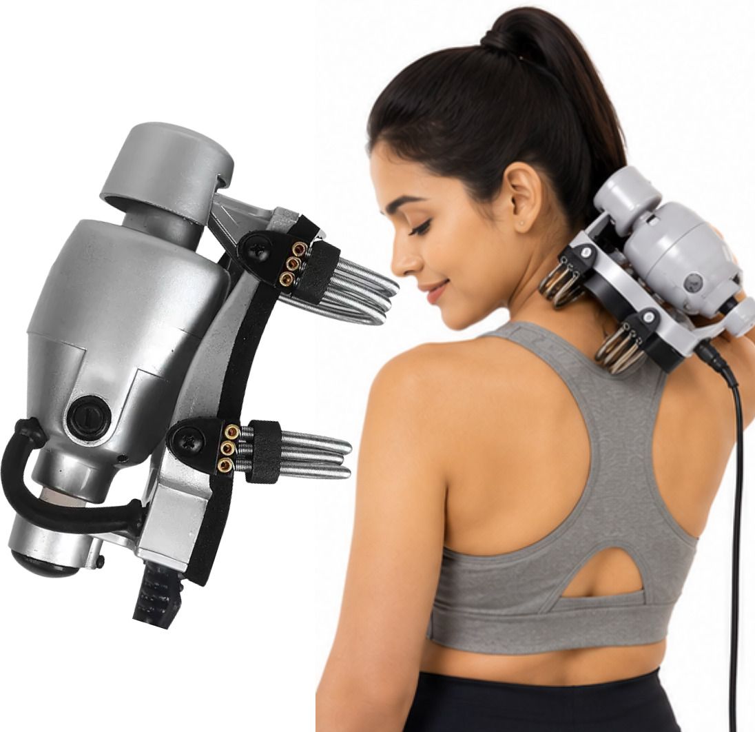smarttech Handy Body Massage Machine for Fitness Recovery Silver-picture-6