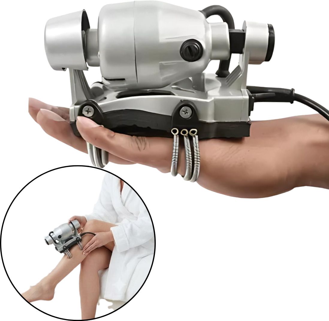 Handy Electric Vibrating Therapy Massager Silver-image-9