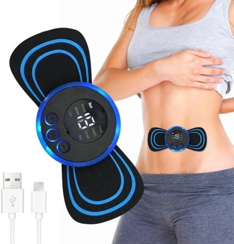 elnis EMS Butterfly Massager|Rechargeable Mini Body & Neck Pain Relief Machine-picture-41