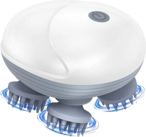 Electric Scalp Massager with Soft Silicone Massage Heads, Deep Tissue Head D405-image-42