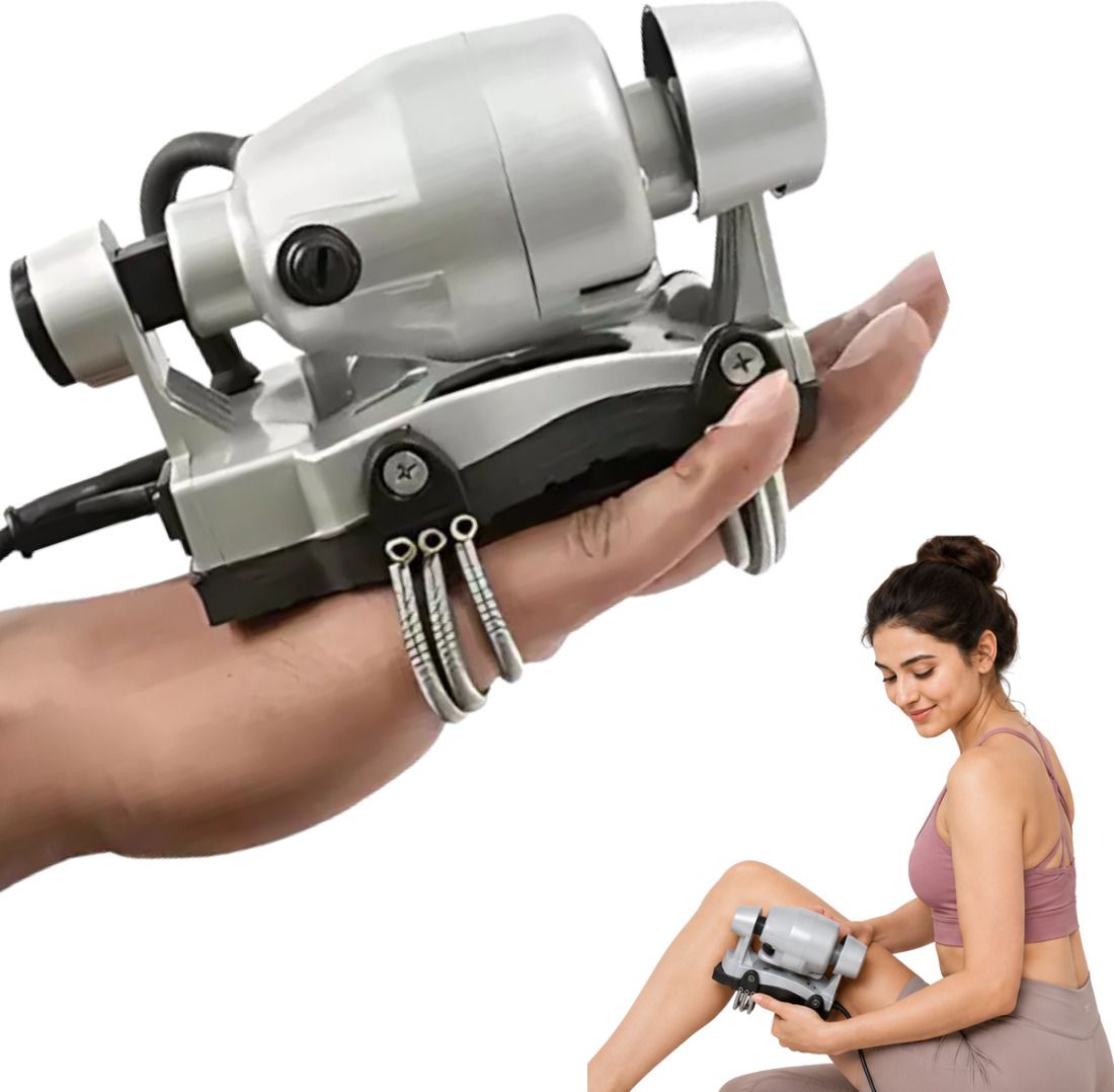 Body Massage Machine for Home Spa Double Speed Silver-image-46