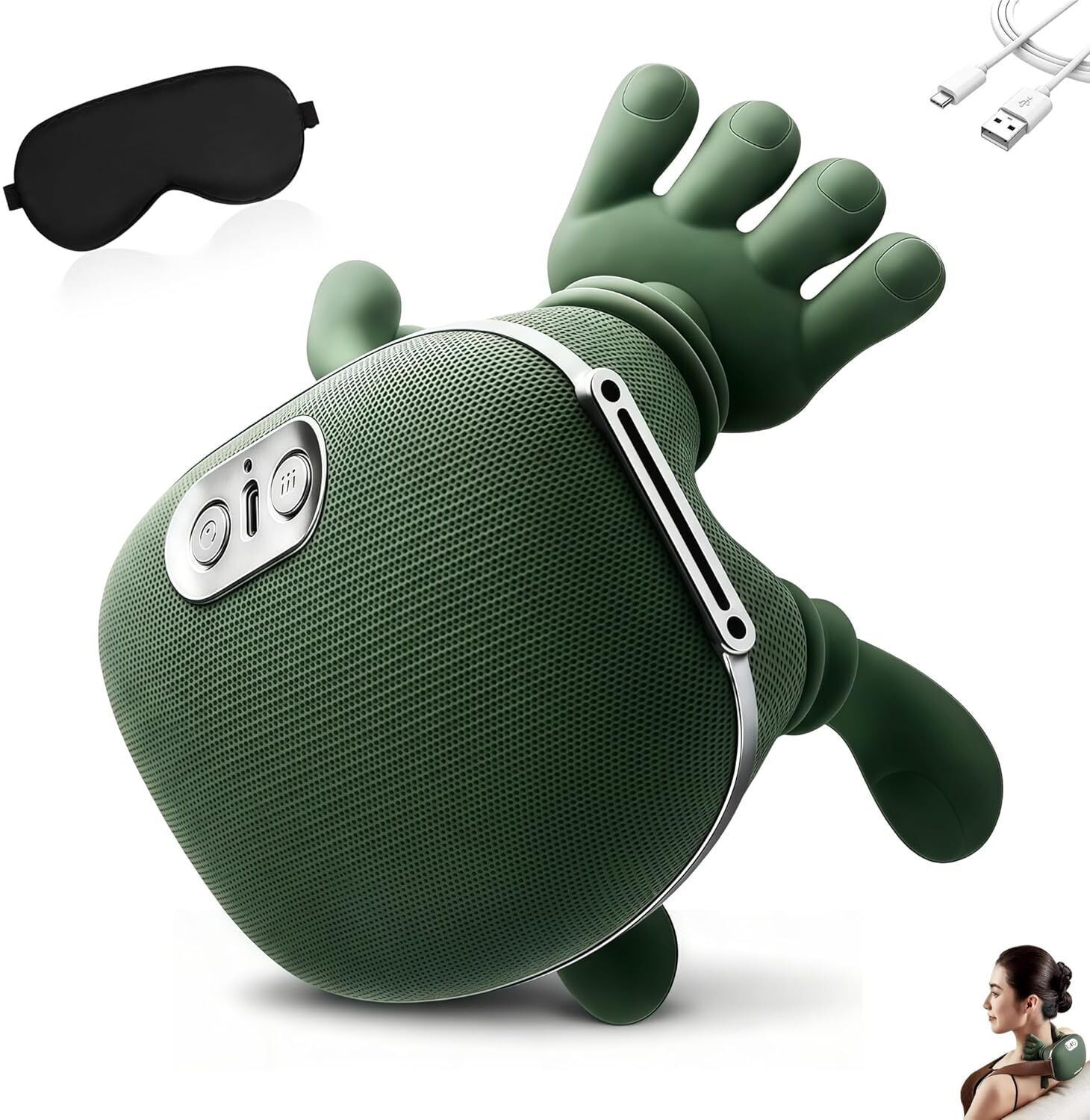 Neck & Shoulder Electric Massager with Heating Function for Stress Relief-image-42