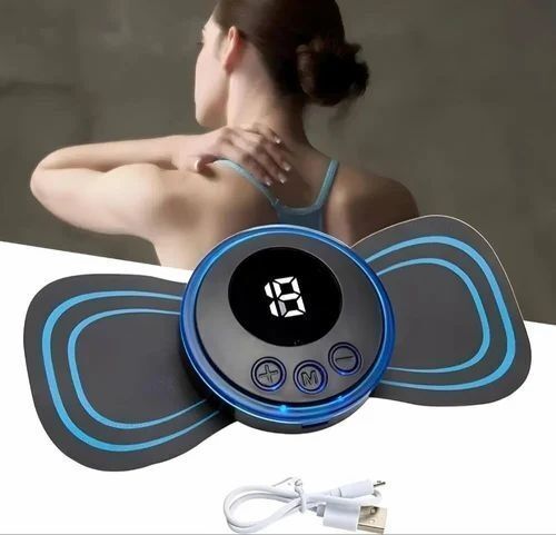 privis EMS Butterfly Massager|Rechargeable Mini Body & Neck Pain Relief Machine-picture-16