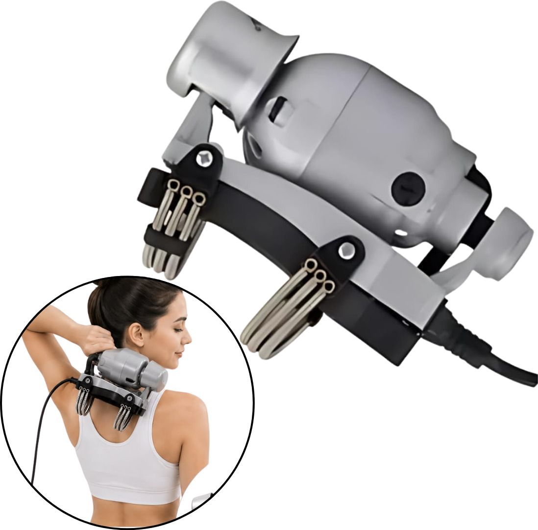 Portable Muscle Massage Machine Handy Silver-image-7