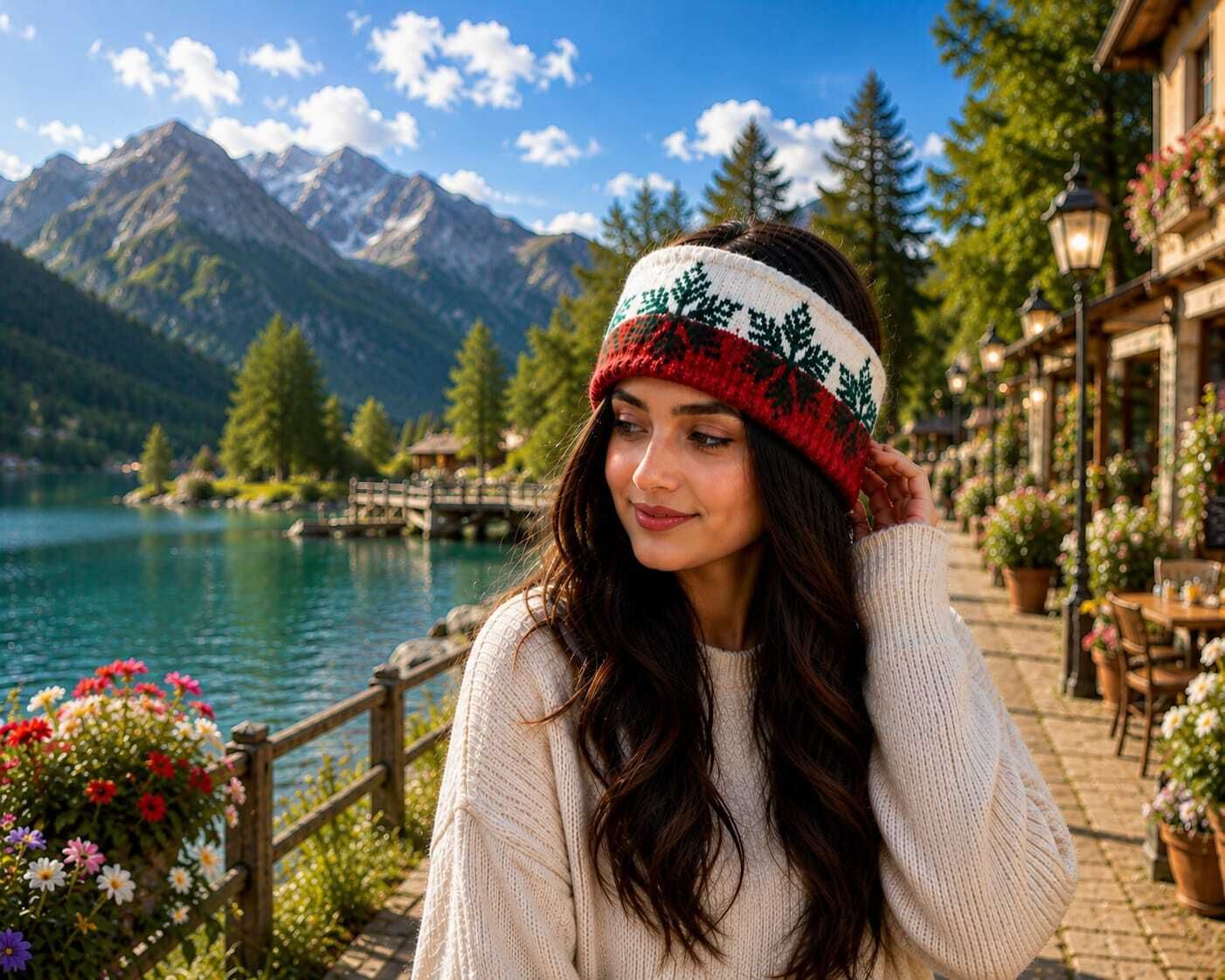 tiny tales Winter Headbands for Women (IND*01)Knitted Ear Head Band-picture-14