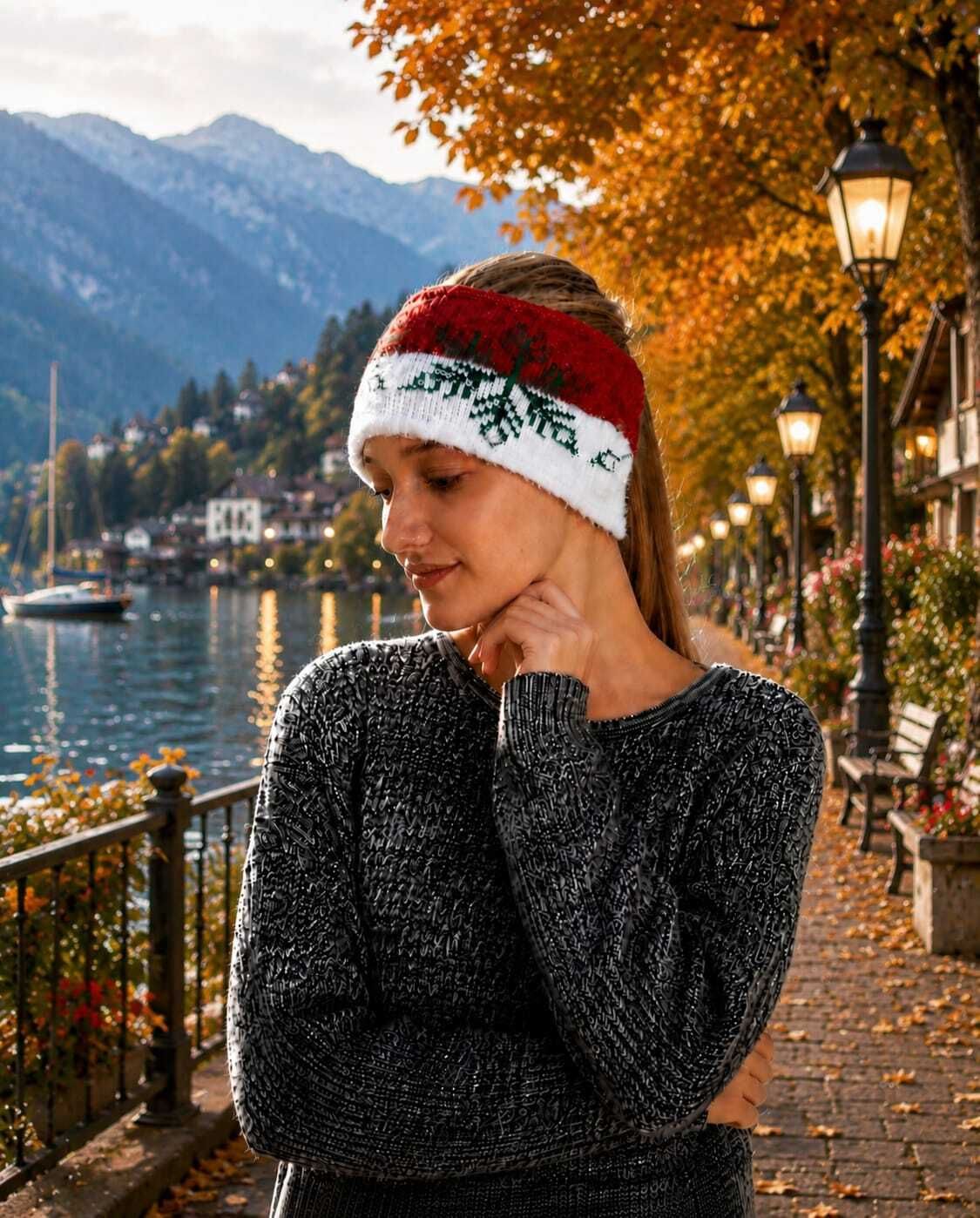tiny tales unisex warm woolen(IND*833) Headband Ear warmer Head Band-picture-9