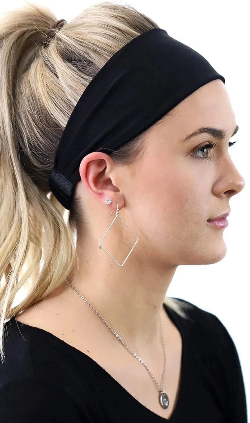 Athletic Sweat Bands for Gym Yoga Basketball Tennis Head Band-image-27