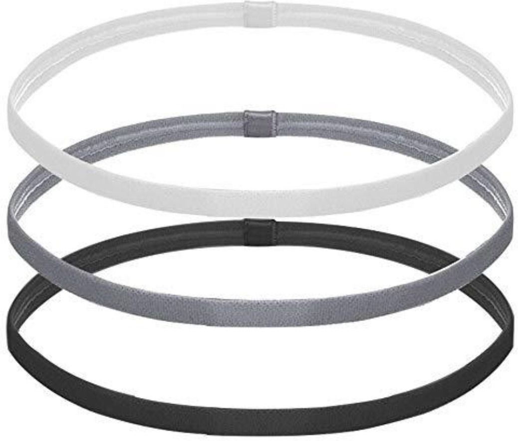 3 Pieces Thick and Slim Non-Slip Elastic Sports Headbands - Athletic Skinny Hair Hair Band