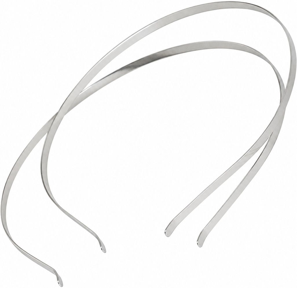Elegant Gold Metal Hairbands Set | Minimalist Slim Headbands for Women & Girls Head Band-image-47