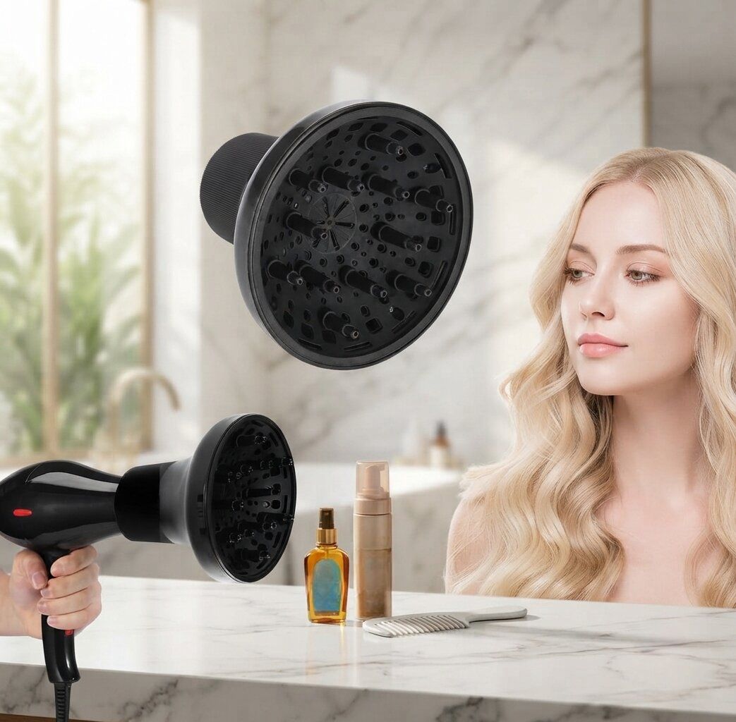 clefairy Volumizing Universal Hair Diffuser, Adjustable Hair Dryer Attachment Hair Accessory Set-picture-5