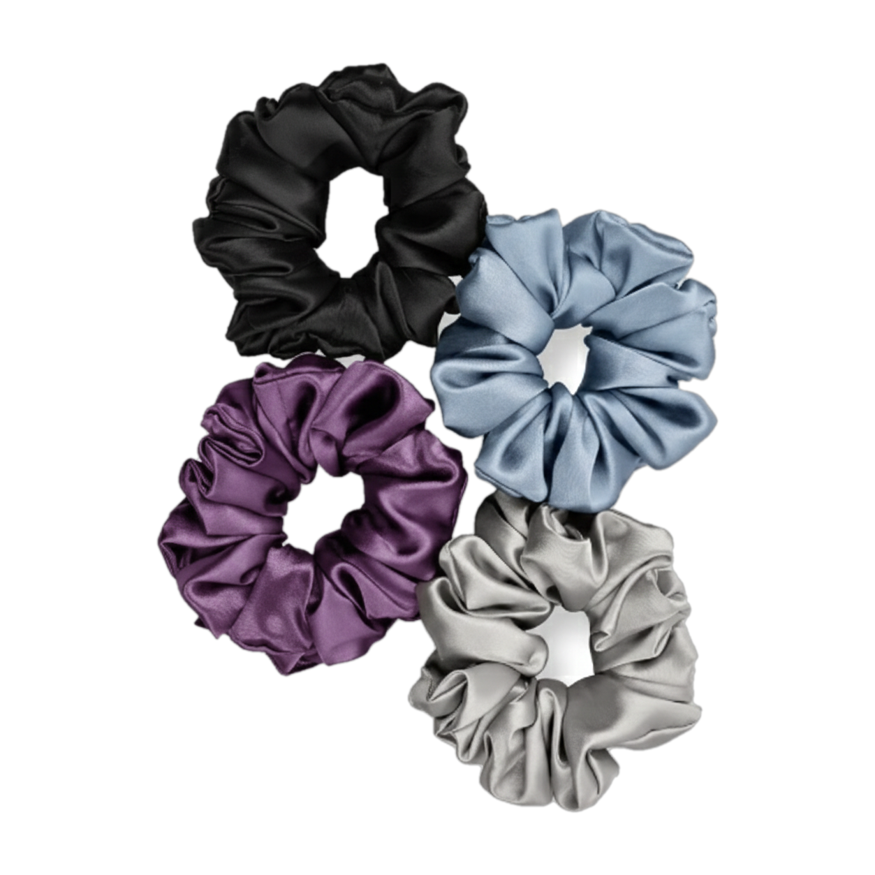 Premium Satin Srunchies Hair Band-image-49