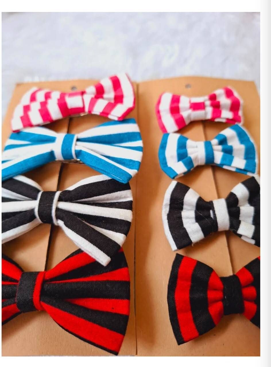 Mom & Mini Matching Bow Clips Hair Accessory Set-image-46