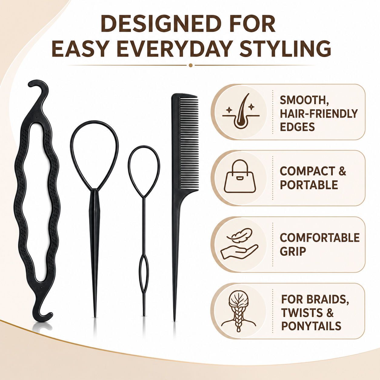 bebe Twist Maker Hair Tool Kit Hair Accessory Set-picture-30