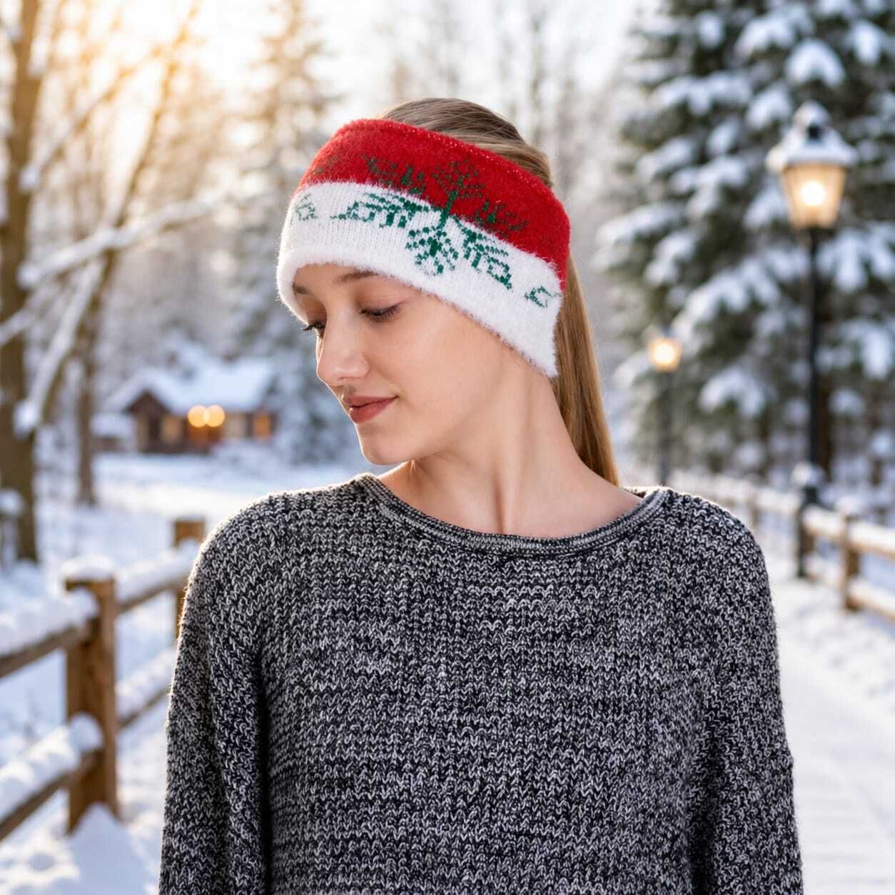 tiny tales unisex warm woolen(IND*0973) Headband Ear warmer Head Band-picture-6
