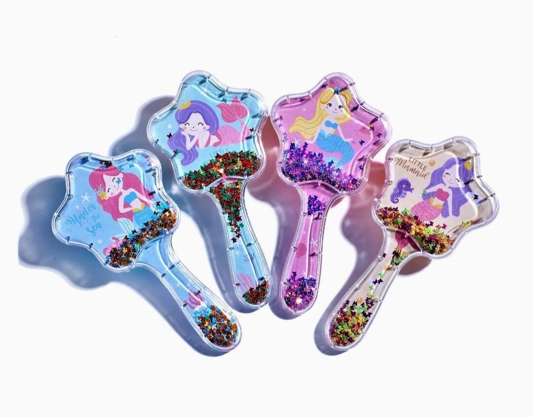 Cute 3D Unicorn Kids Hair Brush for Curly Wet Hair/Hair Comb-image-33