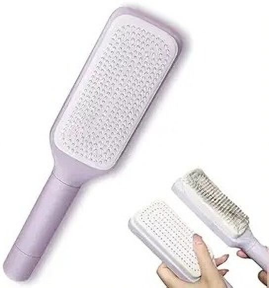 Self-Cleaning Anti-Static Massage Comb, 4-in-1 Hairbrush for Smooth Tangle-Free-image-44