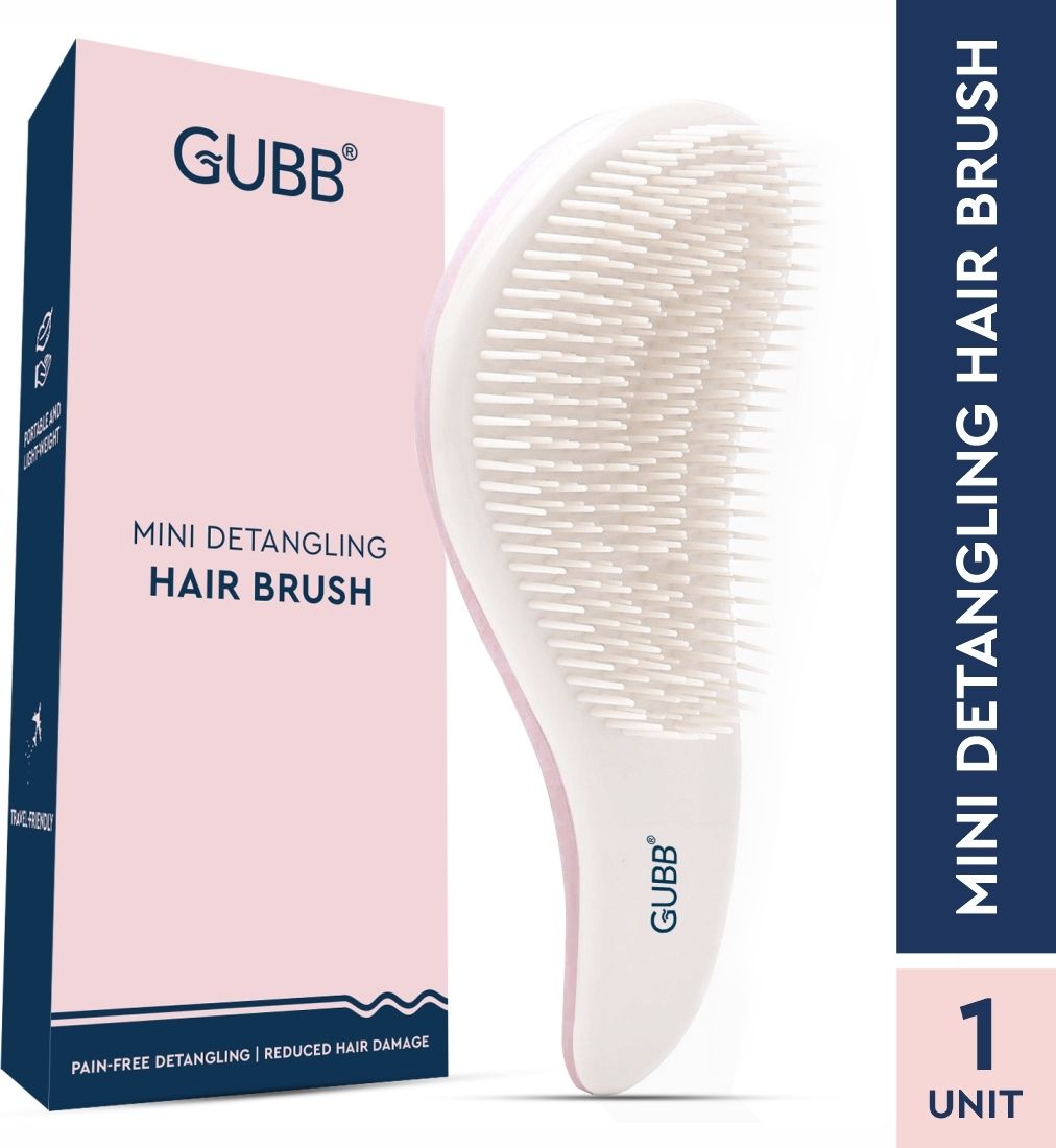 Mini Detangling Brush for Pain Free Detangling & Styling | Detangler Hair Brush-image-45