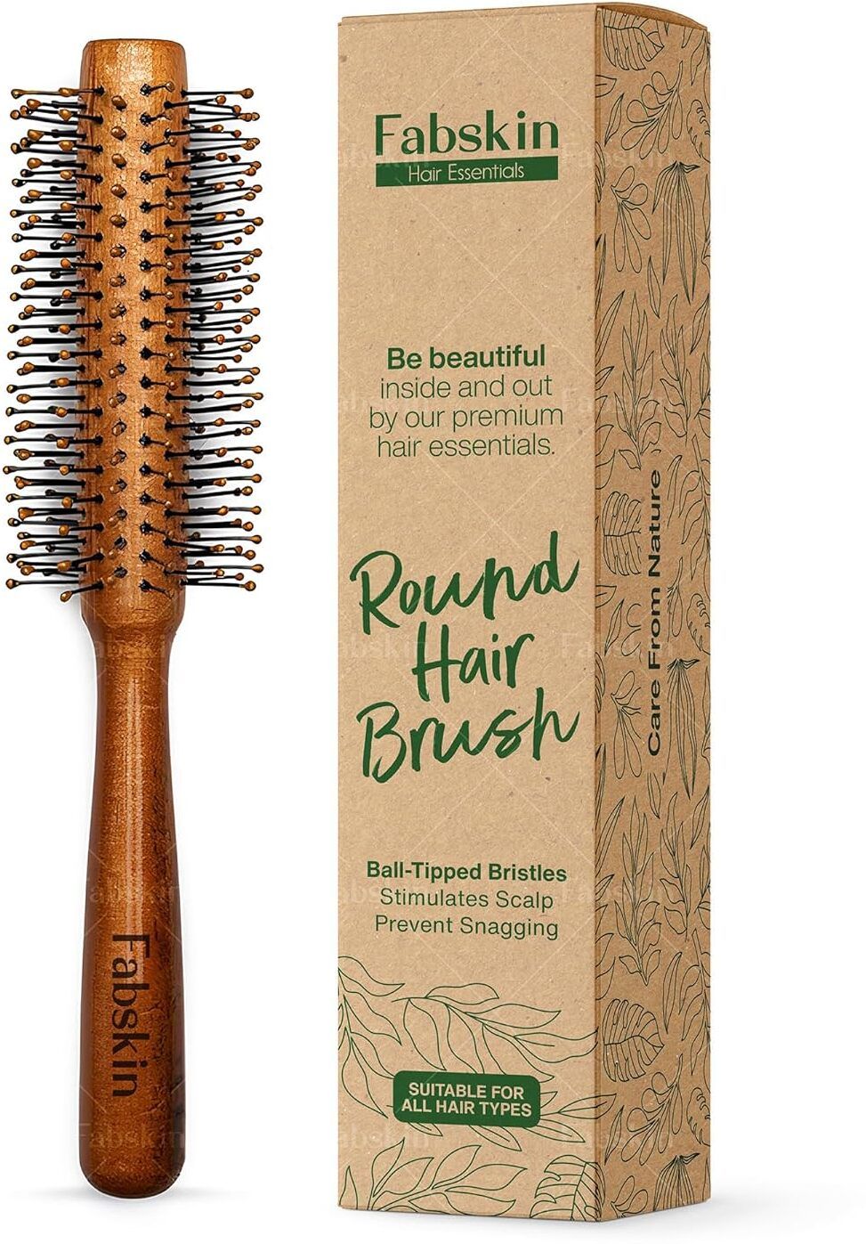 Wooden Round Hair Brush For Hair Styling Straightening,Curling,Drying,Volumizing-image-24