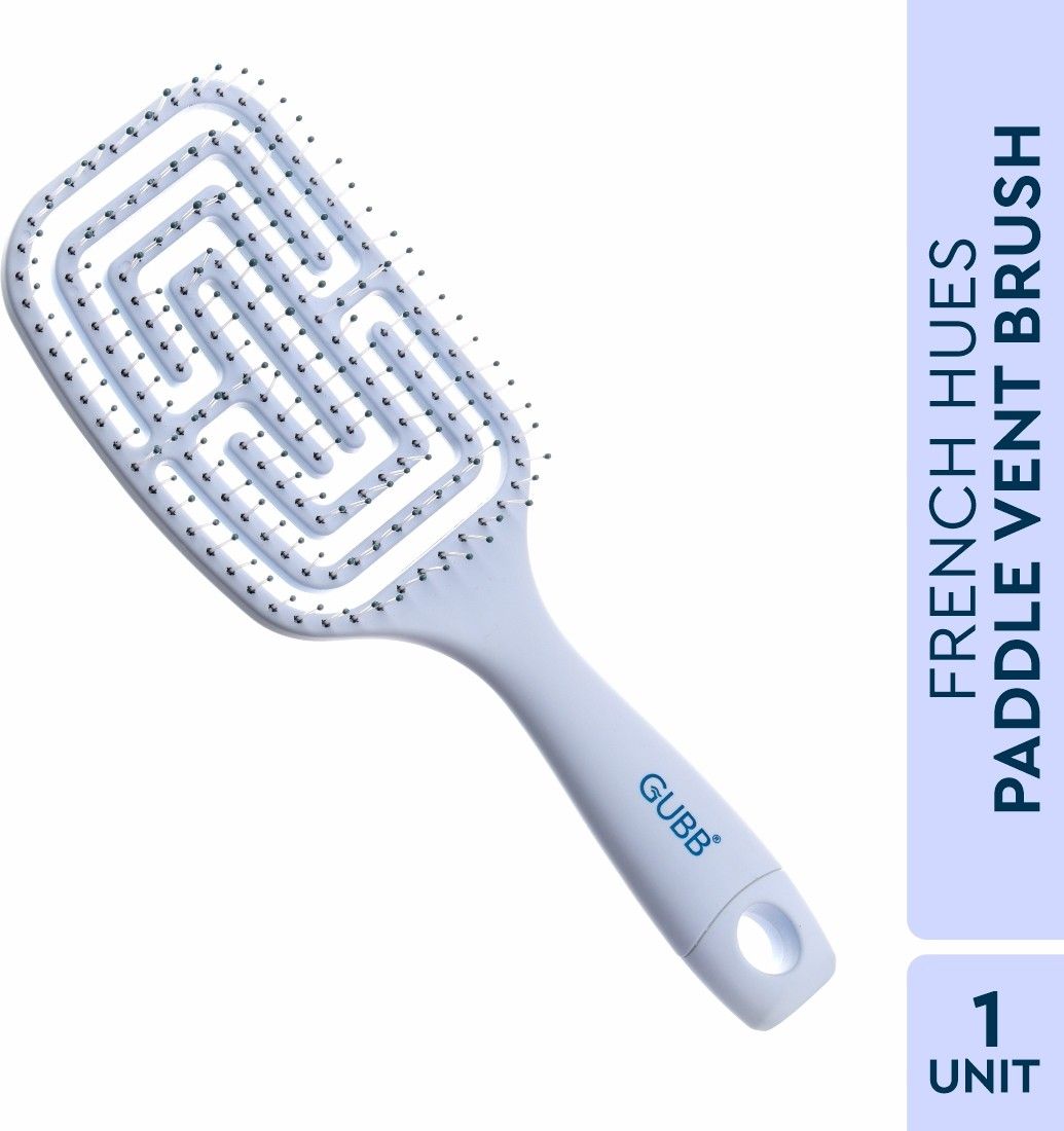 gubb French Hues Paddle Vent Hair Brush For Women & Men Fast Blow Drying & Detangling-picture-17
