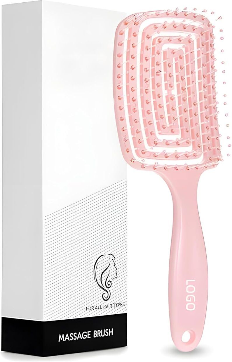 Hair Brush with Strong & flexible nylon bristles 3D Hair Brush for Men & Women-image-19