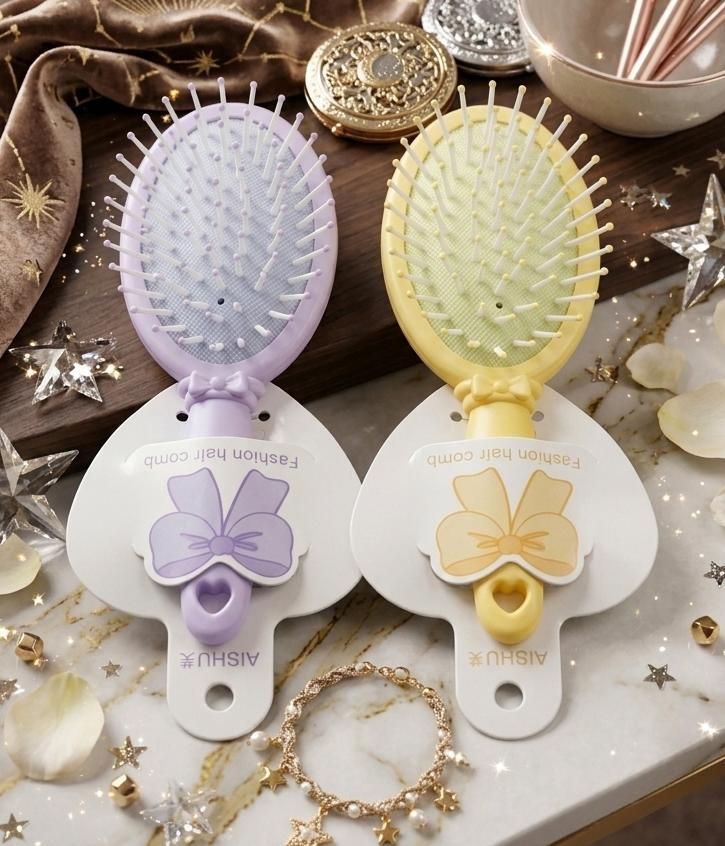Elegant Pastel Hair Care Styling Comb-image-7