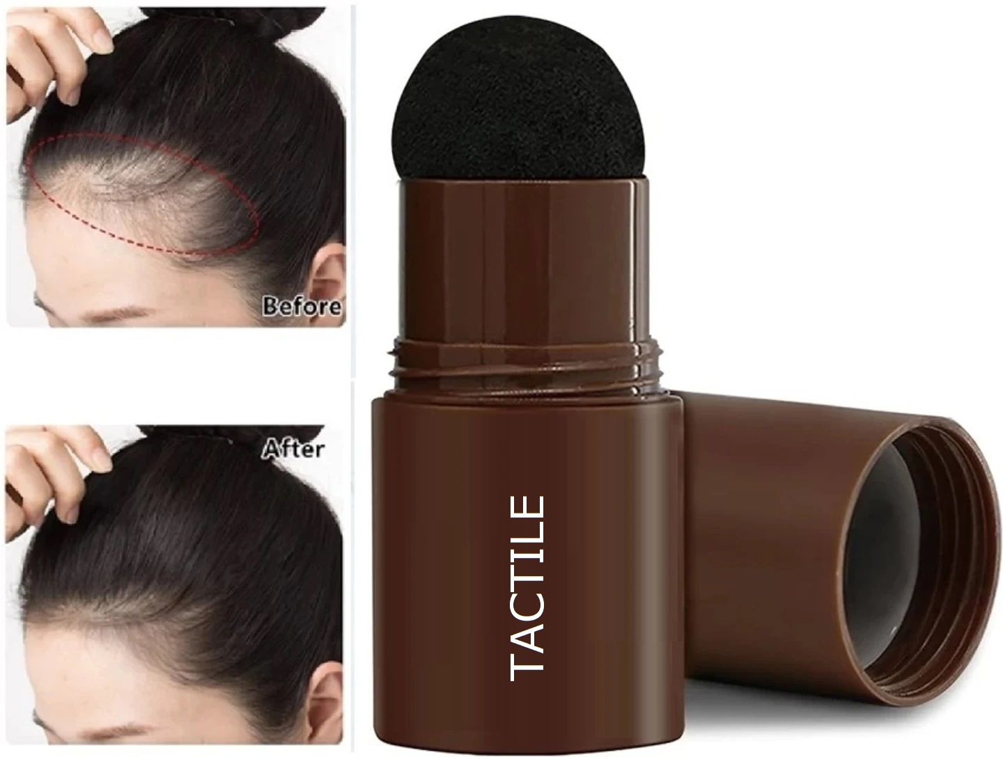 black color hair shading sponge pen kr8527 soft hair volumizer powder