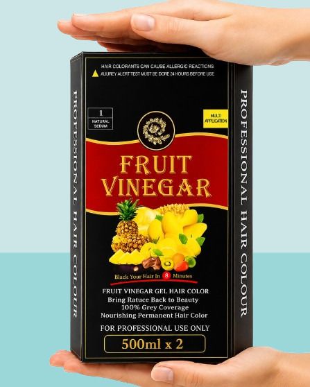 morbee Fruit Vinegar Gel Hair Color FF21 BN60 , BLACK-picture-11
