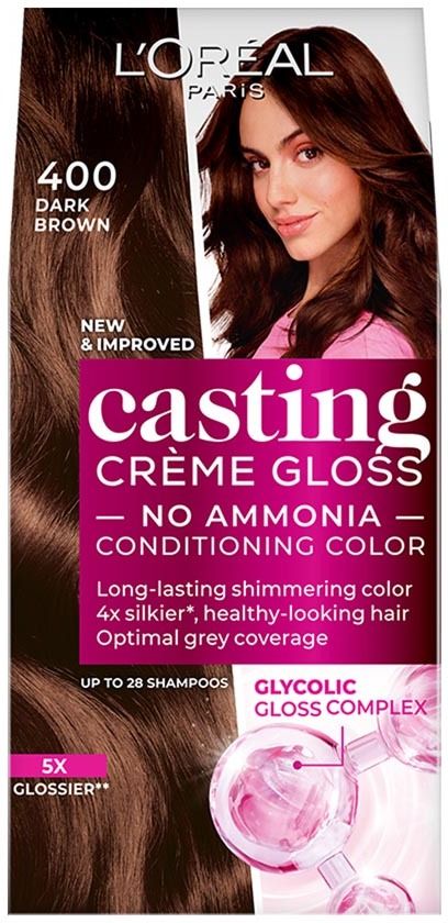 l'oréal paris Casting Creme Gloss Hair Colour |Ammonia-Free & Glossy Finish ,Dark Brown 400-picture-14