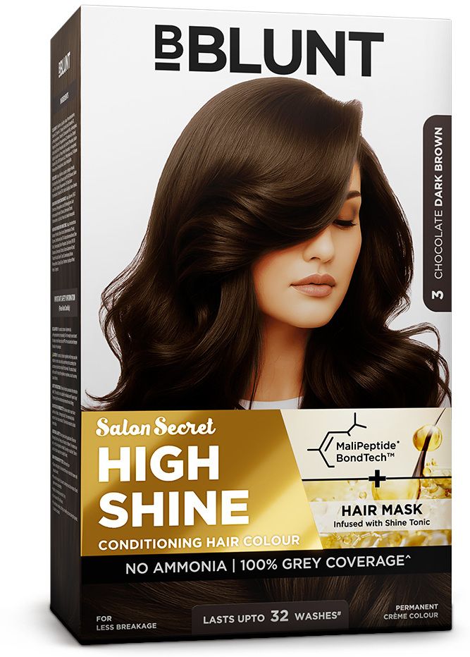 bblunt Salon Secret High Shine Conditioning Hair Colour , Chocolate Dark Brown-picture-24