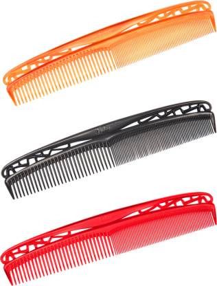 breyers Combo Of 3 Pcs Plastic Hair Comb Set For Women And Men Use-picture-33