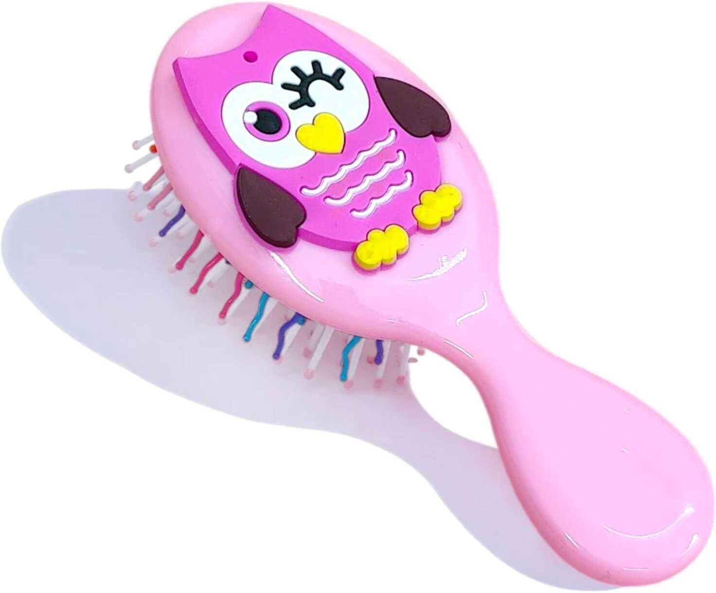 Cartoon Paddle Hair Brush, Soft Bristle Detangling Hair For Girls, Kids & Women-image-16