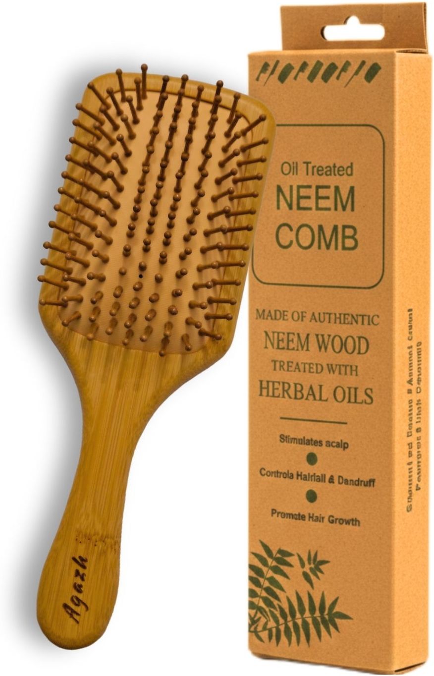 agazh Natural Bamboo Hair Brush-picture-42