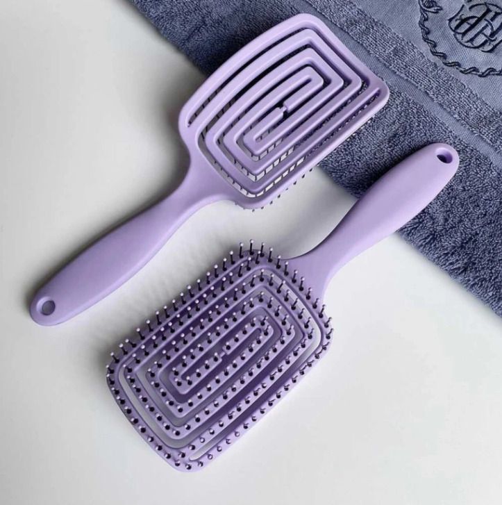 Anti-Static Detangling Hair Brush with 3D Paddle Design |-image-36