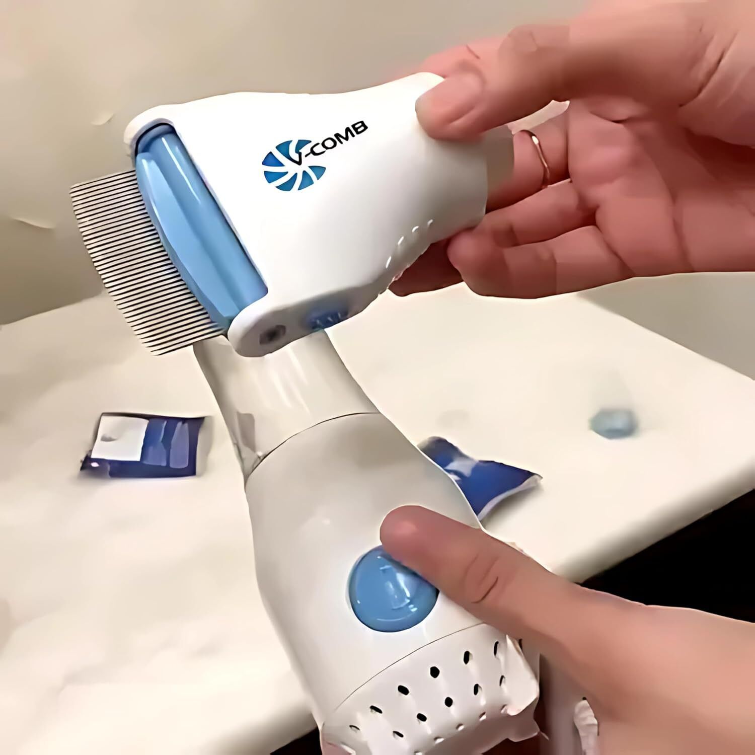 KALYASTUDIO anti lice remover Scalp Grooming Tool with Disposable Filters Easy & Painles Personal Care Appliance Combo-image-1