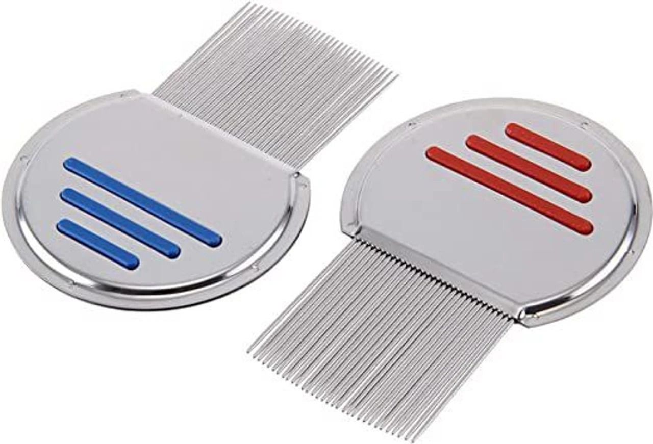 pro girl 2pcs Lice Comb Easy Grip Rounded Teeth Gentle on Hair & Scalp for Kids & Adults-picture-23