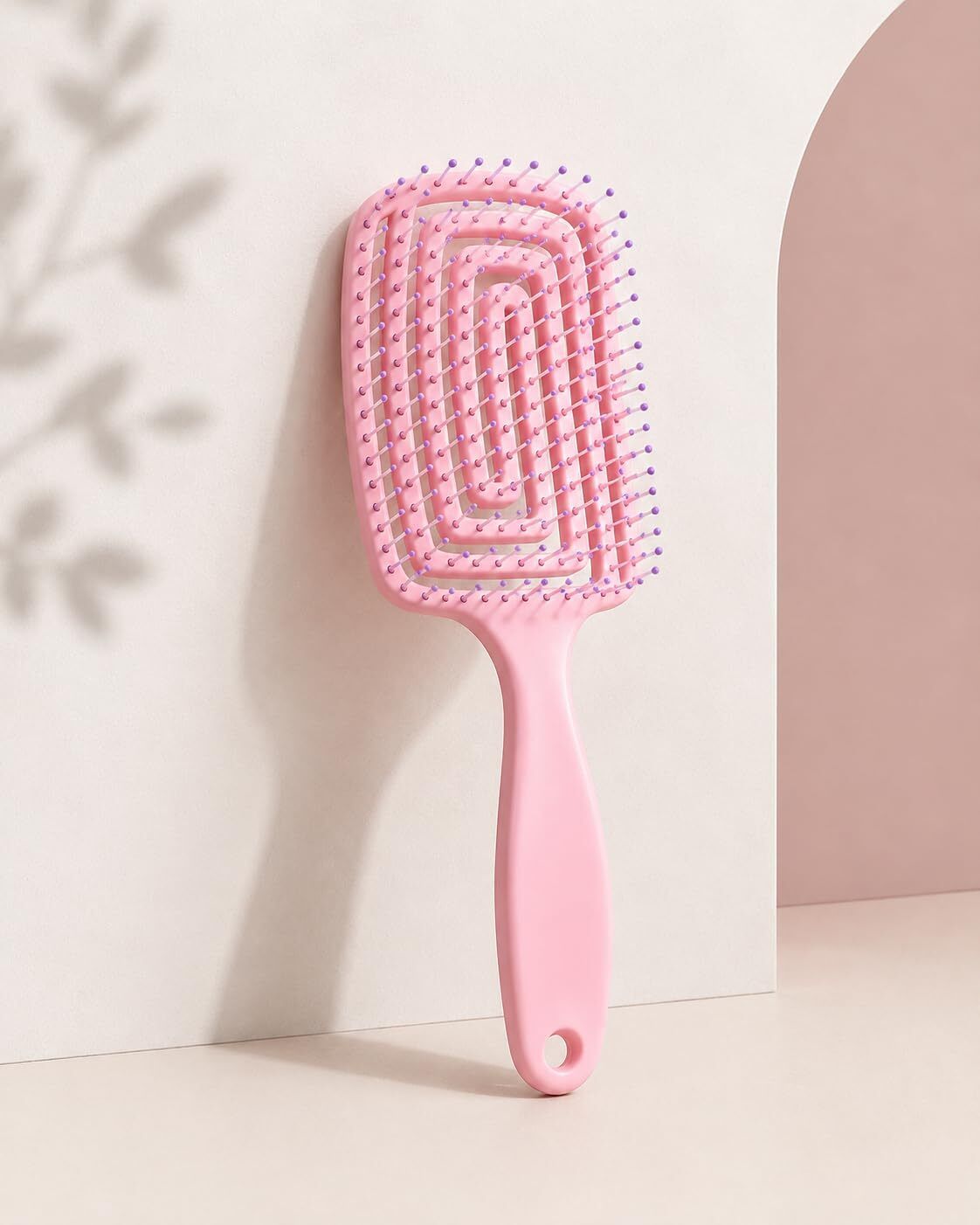 Detangling Self Cleaning Hair Brush | Premium Hair Brush ,Hair Styling Brush-image-42