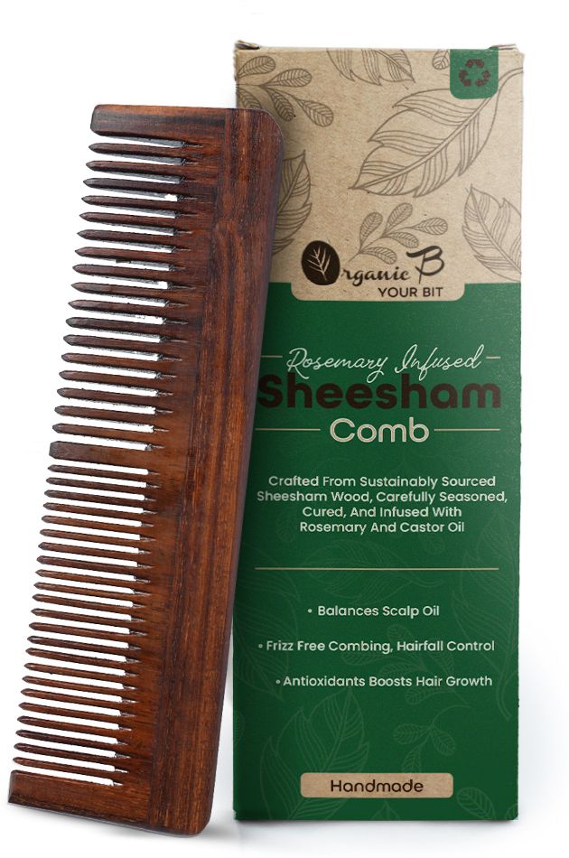 Rosewood Wood Dressing & Detangling Antistatic Regular Hair Comb-image-40