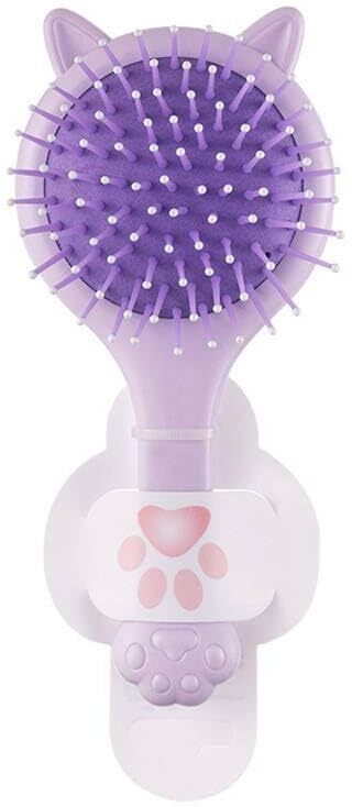 Mini Hair Brush for All Hair Types | Portable Travel Detangling Hair Comb-image-1