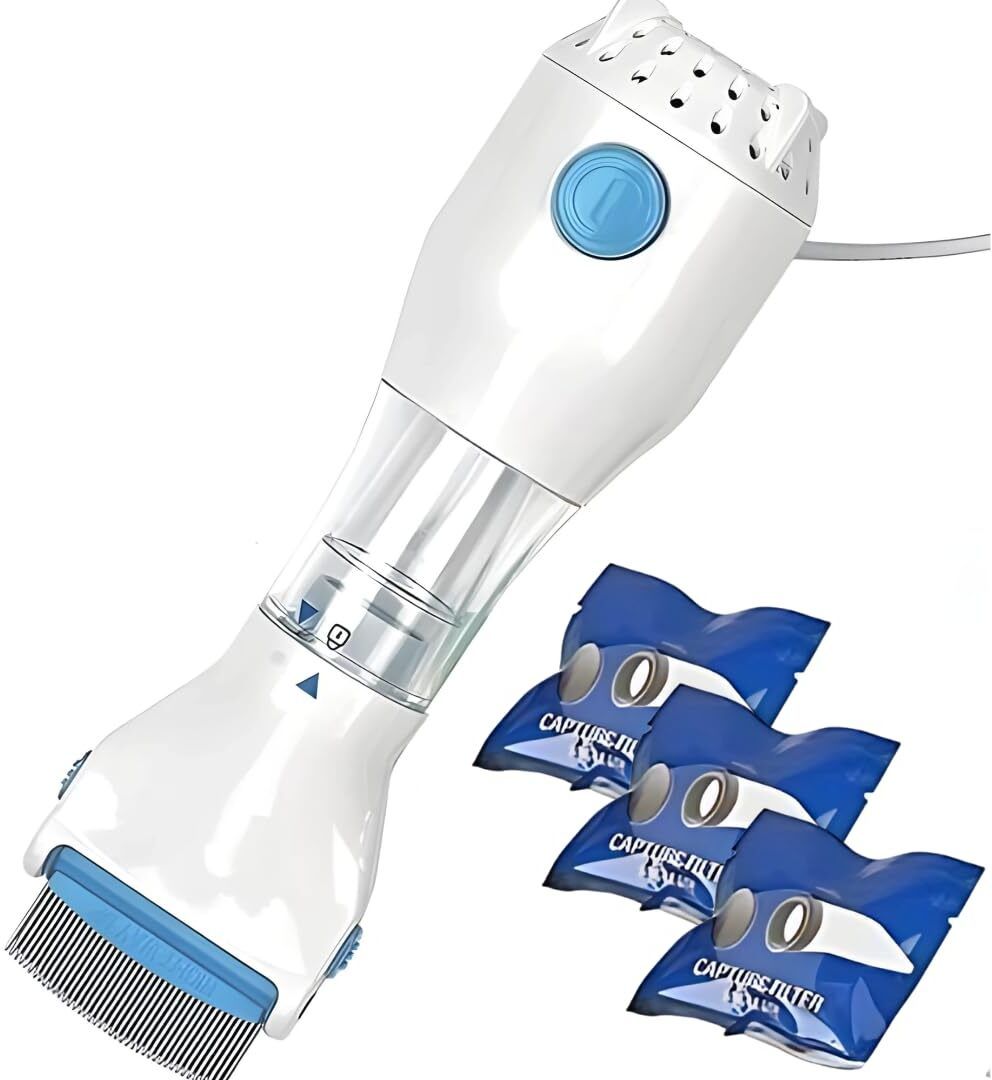 Electrical Chemical Free Head Lice Removal Comb Head Nits Capture Comb-image-24