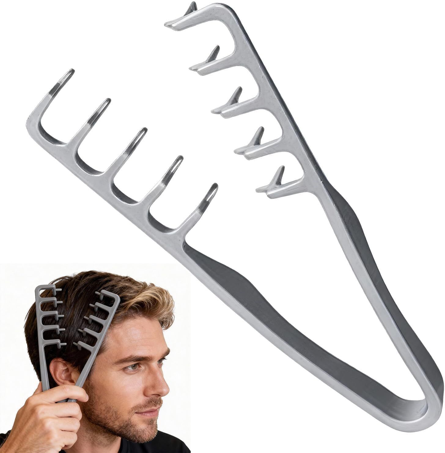 Texture Hair Comb for Men & Women | Hair Styling & Texturizing Comb-image-39