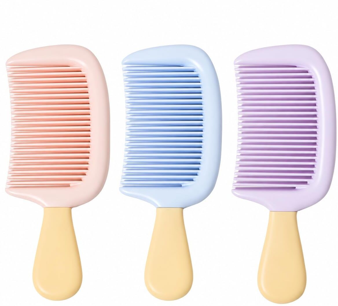 kruhimo Baby Hair Grooming Comb Set, Soft Detangling Comb for Newborns & Toddlers-picture-9