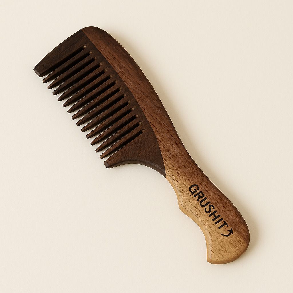 Rose Wood comb Natural Detangling Hair Comb for Men, Women & Kids |-image-23