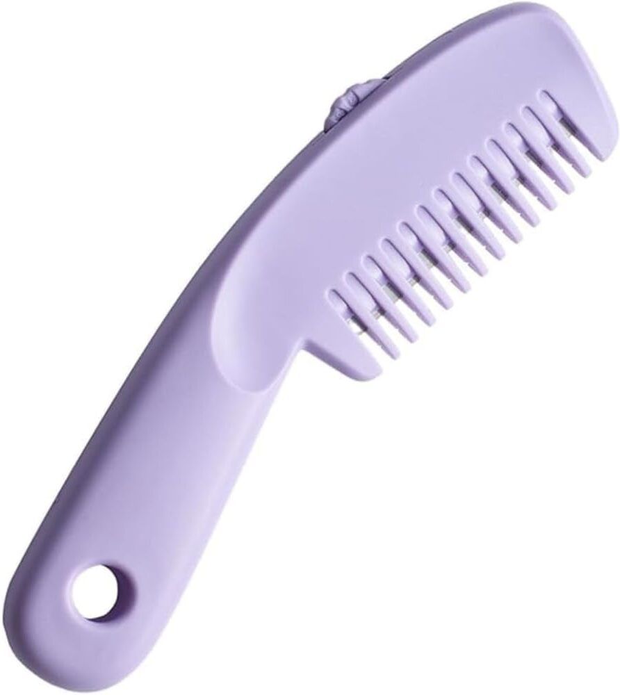 kruhimo Hair Thinning Comb with Scissors | DIY Hair Cutting & Texturizing Tool for Women-picture-13