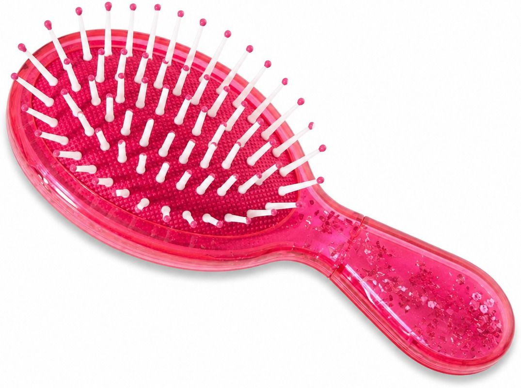 sukhdham Hair Brush comb with Glitter Design For Kids, Scalp Massage Comb-picture-16