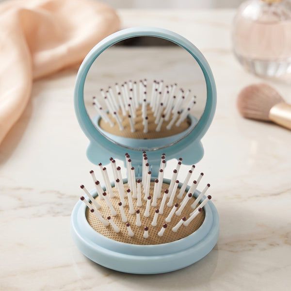 niloro Foldable Mirror Grooming Brush-picture-34